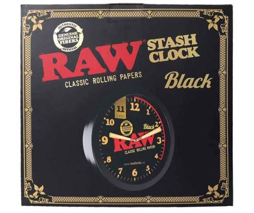 RAW Καβάτζα Κουτί Ασφαλείας Ρολόι Τοίχου - Black Clock - Τιμή: 29,50€