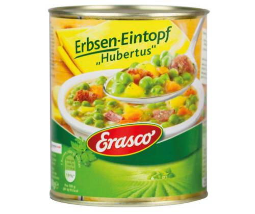 Καβάτζα Κουτί Ασφαλείας Κονσέρβα Αρακάς Hubertus 800g - Τιμή: 19,80€