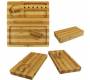 RAW Bambo BackFlip Rolling Tray Ξύλινο Κουτί - STRIPED - Τιμή: 34,50€
