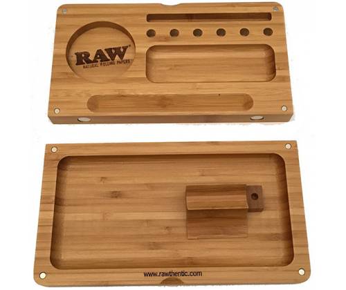 RAW Bambo BackFlip Rolling Tray Ξύλινο Κουτί - Τιμή: 29,50€