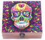 Ξύλινο Κουτί Αποθήκευσης Skull 19x17x7cm & Σταχτοδοχείο και Πιπάκι - Τιμή: 19,70€