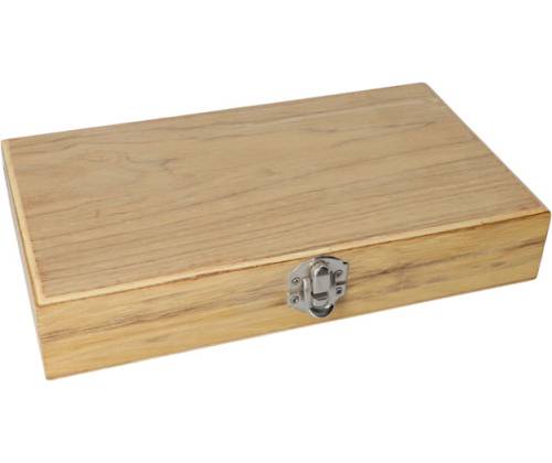 Ξύλινο Κουτί Αποθήκευσης - Ανοικτό Καφέ (23x13x4.5cm) - Τιμή: 6,40€