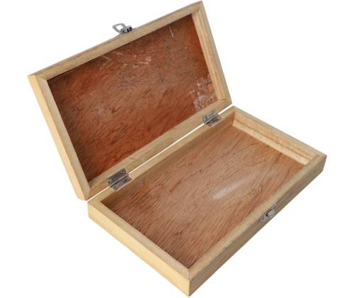 Ξύλινο Κουτί Αποθήκευσης - Ανοικτό Καφέ (23x13x4.5cm) - Τιμή: 6,40€