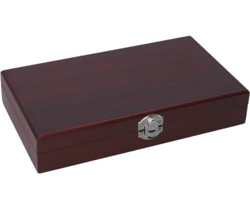 Ξύλινο Κουτί Αποθήκευσης - Σκούρο Καφέ (23x13x4.5cm) - Τιμή: 9,80€