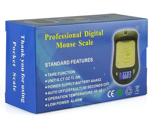 Ψηφιακή Ζυγαριά Ακριβείας - Mouse (200gr x 0.01gr) - Τιμή: 11,90€