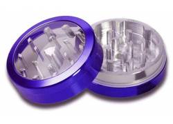 Clear Top Grinder Τρίφτης Με με Διάφανο Καπάκι 50mm Μωβ - 2 parts