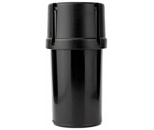 Grinder Τρίφτης Πλαστικός MedTainer με Αποθηκευτικό Χώρο - Μαύρο -  Price: 3,40€