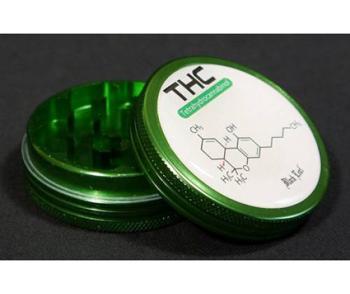 Grinder Τρίφτης 50mm Αλουμινίου THC - 2 Parts - Τιμή: 12,90€