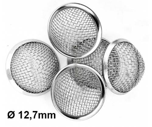 Σίτες Pipe Screens με Μεταλλικό Στεφάνι 12,7mm - 5τμχ -  Price: 2,90€