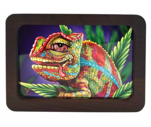 V-Syndicate Rolling Tray Ξύλινος Δίσκος Chameleon 3D - Small (20x14cm) - Τιμή: 27,90€