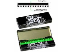 BL Μεταλλικό Kουτί King Size Black με Θήκη για Φιλτράκια και Χαρτάκια KS