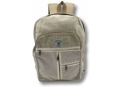 Himalayan Hemp Τσάντα Πλάτης Backpack Χειροποίητή από Κάνναβη Ιμαλαϊων - Natural