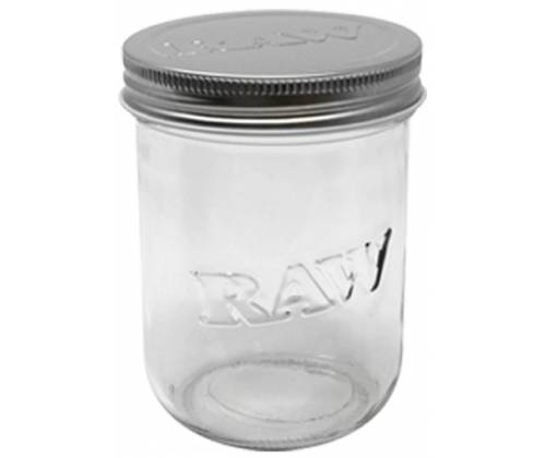 Γυάλινο Βάζο Raw Smellproof Jar 475ml (16oz) - Κλείνει Αεροστεγώς - Τιμή: 2,00€