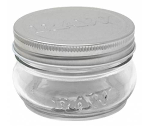 Γυάλινο Βάζο Raw Smellproof Jar 180ml (6oz) - Κλείνει Αεροστεγώς -  Price: 1,40€