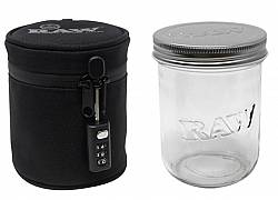 Γυάλινο Βάζο Raw Smellproof Cozy & Jar 295ml (10oz) με Κλειδαριά Ασφαλείας