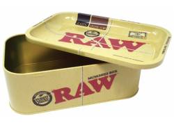 RAW Μεταλλικό Κουτί Munchies Box με Δίσκο 27x17cm