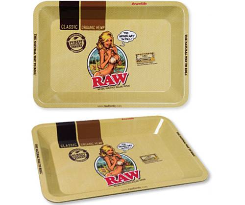 Raw Rolling Tray «Raw Girl» Mini (18x12cm) -  Price: 6,90€