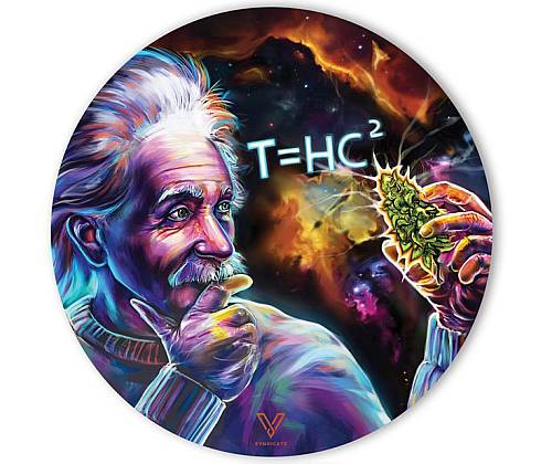 V-Syndicate Slikk Round Αντικραδασμικό Υπόστρωμα (χαλάκι) Dab Mat - Σχέδιο T=HC2 Black Hole 15cm - Τιμή: 3,90€