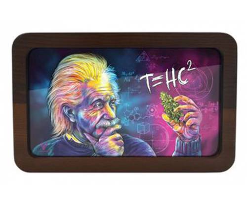 V-Syndicate Rolling Tray Ξύλινος Δίσκος Einstein 3D- Medium (30x18cm) - Τιμή: 31,90€