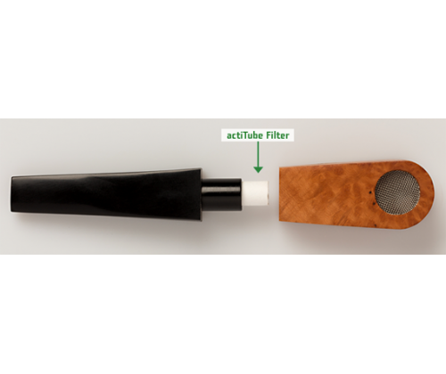 Ξύλινη Πίπα actiTube Briar Wood (Ξύλο Ρείκι) - Τιμή: 35,90€