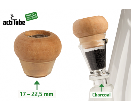 Ξύλινο Μπωλ actiTube Drop Out  (small) για Βongs - Τιμή: 5,90€