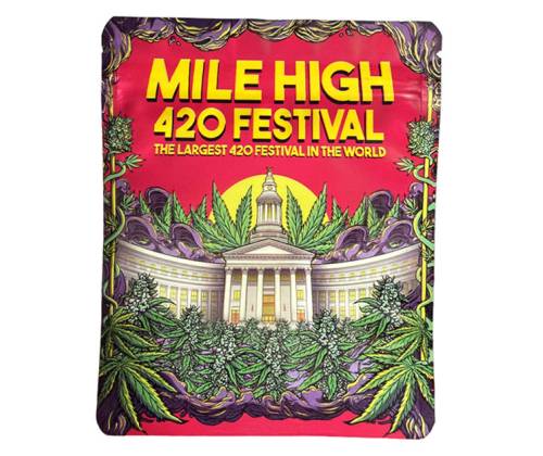 Σακουλάκι Ασφαλείας Mylar Zip Bag - Mile High 420 Festival - Τιμή: 0,90€