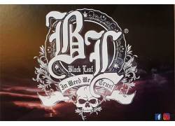 Black Leaf Card Postal | BL Skull 14mm x 10mm