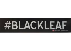 Black Leaf Αυτοκόλλητο Sticker | Logo Black 20mm x 4mm