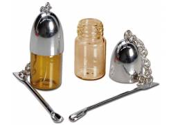  Γυάλινο Storage Bottle with Spoon Medium- 40mm