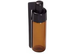  Γυάλινο Storage Bottle with Spoon Καφέ Large - 56mm (SN20)