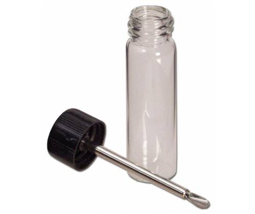 Γυάλινο Storage Bottle with Telescopic Spoon Διάφανο Large - 50mm (SN08) - Τιμή: 4,90€