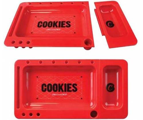 Cookies Rolling Tray Δίσκος Πλαστικός Κόκκινος  (31x17cm) - Τιμή: 8,80€