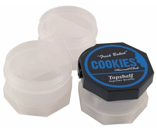 Δοχείο Αποθήκευσης Cookies Smell Proof Regular Διάφανο - 4 Parts (140x85mm) - Τιμή: 17,90€