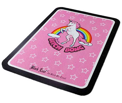 BL Αντικραδασμικό Υπόστρωμα (χαλάκι) Dab Mat - Σχέδιο Bitch Bong 35x25cm - Τιμή: 18,00€