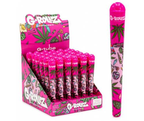 G-Tube Κύλινδρος Αποθήκευσης Πλαστικός Pink 11.5cm - Τιμή: 1,50€