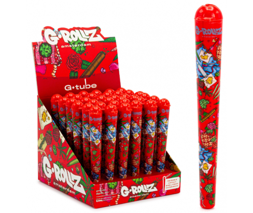 G-Tube Κύλινδρος Αποθήκευσης Πλαστικός Red 11.5cm -  Price: 1,80€