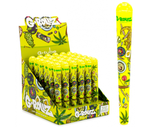 G-Tube Κύλινδρος Αποθήκευσης Πλαστικός Yellow 11.5cm -  Price: 1,80€