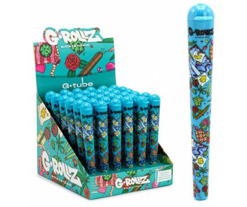 G-Tube Κύλινδρος Αποθήκευσης Πλαστικός Blue 11.5cm - Τιμή: 1,50€