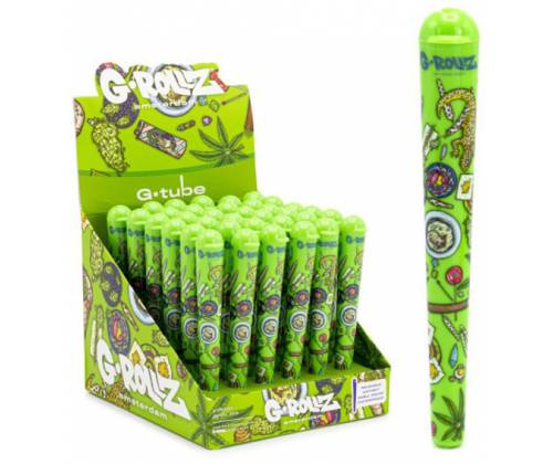 G-Tube Κύλινδρος Αποθήκευσης Πλαστικός Green 11.5cm -  Price: 1,50€