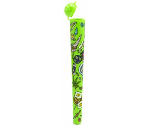 G-Tube Κύλινδρος Αποθήκευσης Πλαστικός Green 11.5cm -  Price: 1,50€