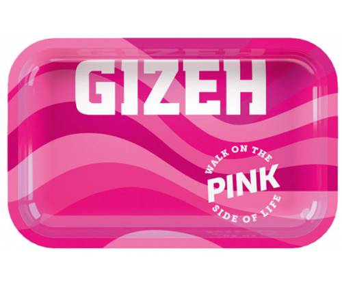 Gizeh Rolling Tray Δίσκος Ροζ - Small (17x27cm) - Τιμή: 8,90€
