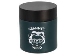 Granny's Smellproof Jar 120ml (4oz) with UV Glass - Airtight Seal (Green)