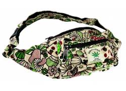 Himalayan Hemp Τσαντάκι Μέσης Χειροποίητο από Κάνναβη Ιμαλαϊων - Mushrooms