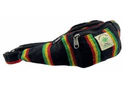 Himalayan Hemp Τσαντάκι Μέσης Χειροποίητο από Κάνναβη Ιμαλαϊων - Rasta