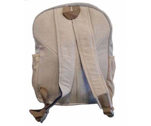 Τσάντα Πλάτης Backpack Χειροποίητή από Κάνναβη Ιμαλαϊων - Owl - Τιμή: 36,90€
