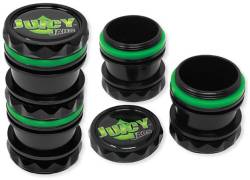 Juicy Smell Proof Storage Container Black-Green - 3 parts (120x60mm)
