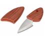 Mini Tobacco Cutting Knife Hash Knife with Wooden Sheath - 10.5cm -  Price: 4,10€