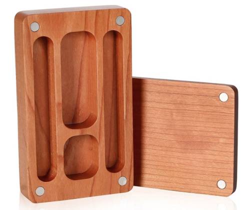 Wooden Storage Box Mini - Closes with Magnets (12x7x2.5cm) - Price: 7,80€