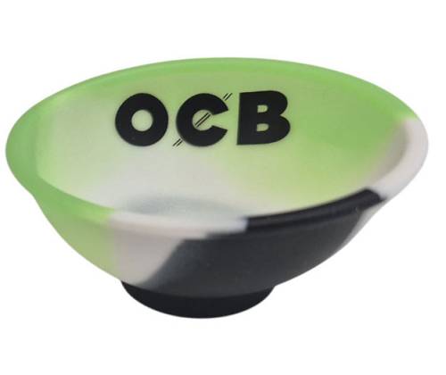 OCB Silicone Bowl with Base Green-Black - Mixing Bowl 70mm -  Price: 2,40€