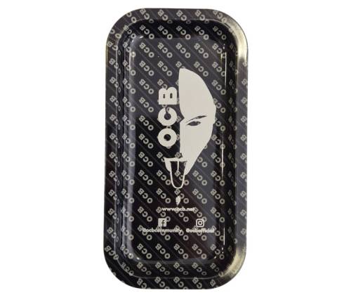 OCB Rolling Tray Δίσκος Black Mini NEW Face - (20.5x10.5cm) - Τιμή: 4,90€
